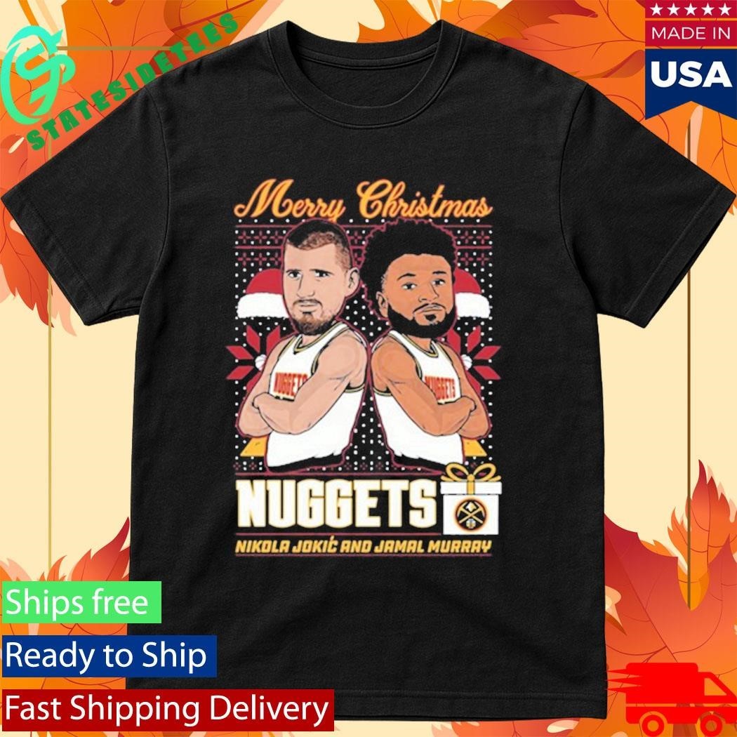 Denver Nuggets Christmas Jokić & Murray Shirt Unisex , , , Long Sleeve Tee