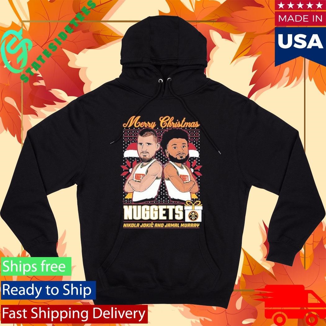 Denver Nuggets Christmas Jokić & Murray Shirt Unisex , , , Long Sleeve Tee
