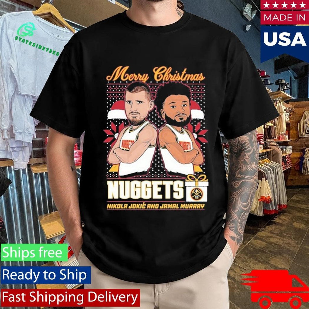 Denver Nuggets Christmas Jokić & Murray Shirt Unisex , , , Long Sleeve Tee