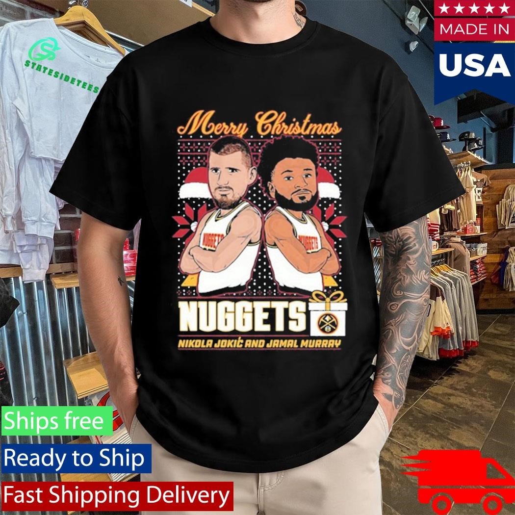 Denver Nuggets Christmas Jokić & Murray Shirt Unisex , , , Long Sleeve Tee