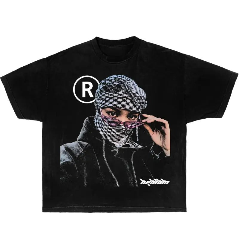 Desert Solider Dyed Boxy Shirt Streetwear Y2K Vintage Y2k Teel Y2k Shirt Y2k Face Shirt Y2k & Menswear Tops T-Shirts