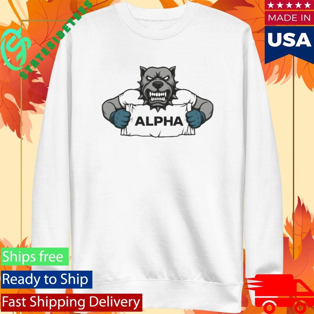 Devon Achane Alpha Mascot Shirt Unisex , , , Long Sleeve Tee