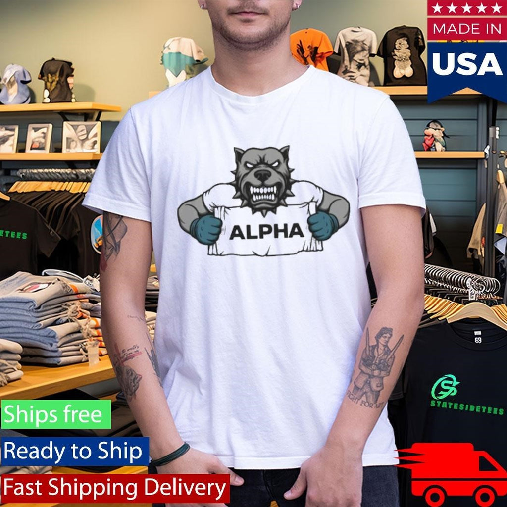 Devon Achane Alpha Mascot Shirt Unisex , , , Long Sleeve Tee