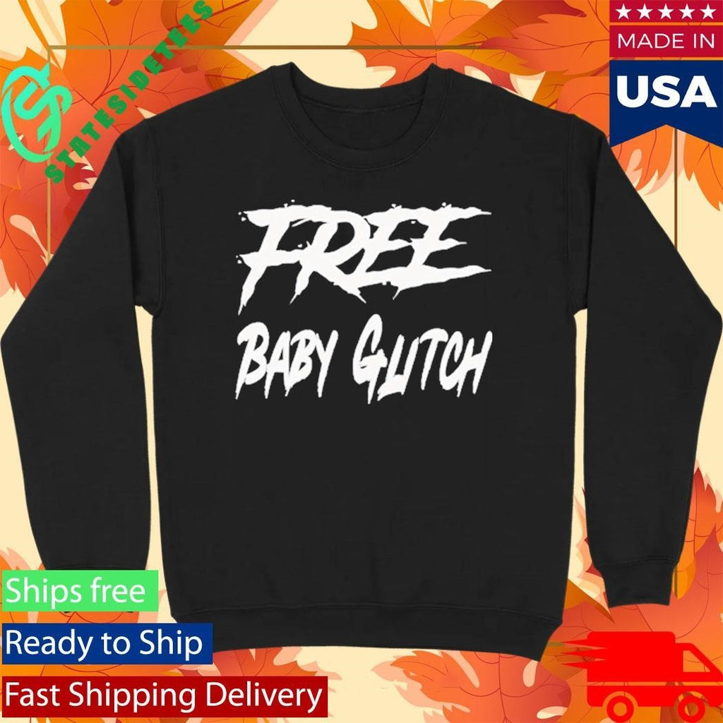 Dezz Reggie Free Baby Glitch Shirt Unisex , , , Long Sleeve Tee