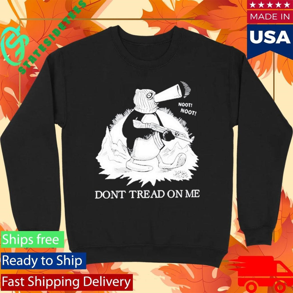 Diablo Macabre Don’t Tread On Me Penguin Noot Noot Shirt Unisex , , , Long Sleeve Tee