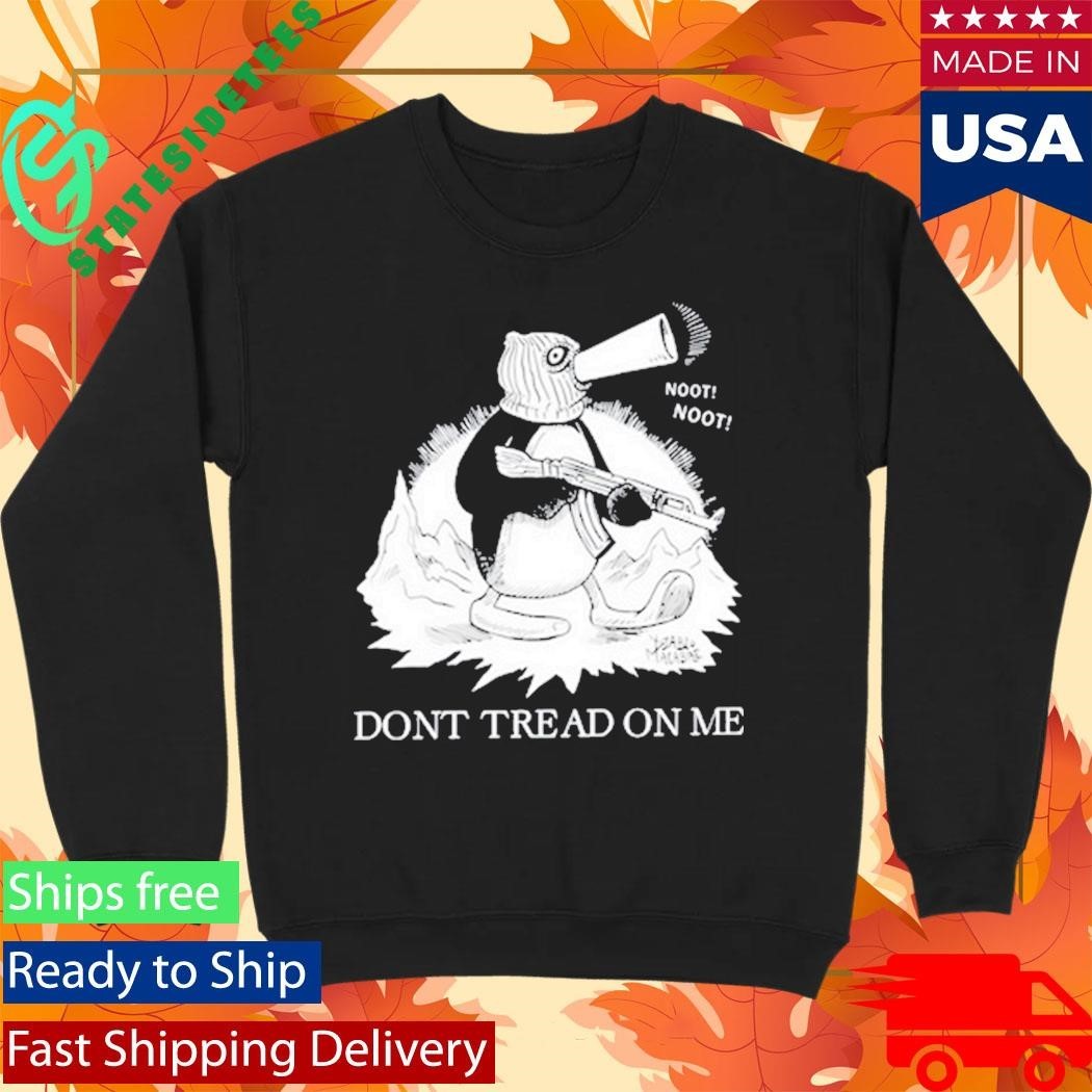 Diablo Macabre Don’t Tread On Me Penguin Noot Noot Shirt Unisex , , , Long Sleeve Tee