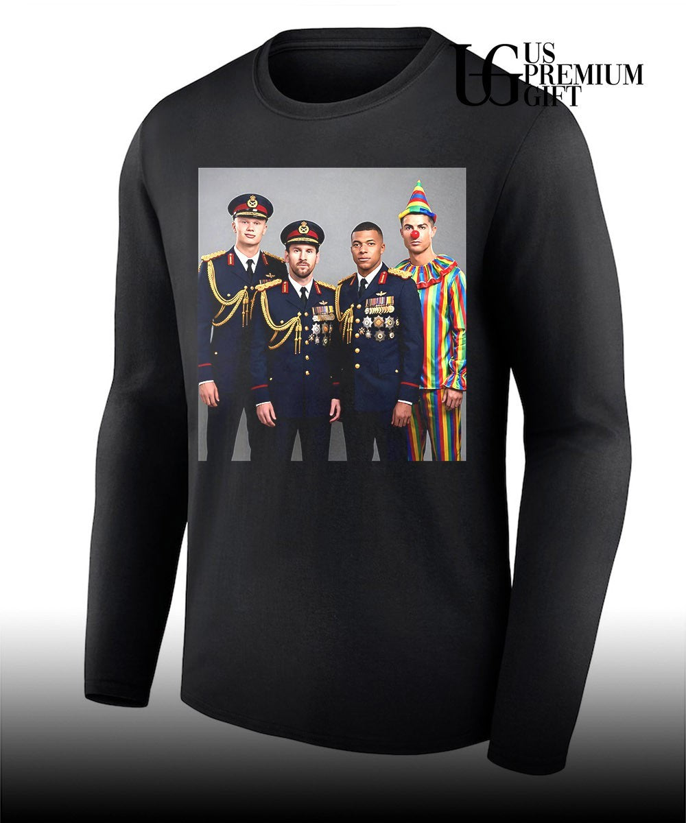 Dictator Mbappe vs Football Goats Messi Haaland Ronaldo shirt