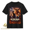 Die for Israel Trump, Epstein and Netanyahu evil tee Unisex , , , Long Sleeve Tee