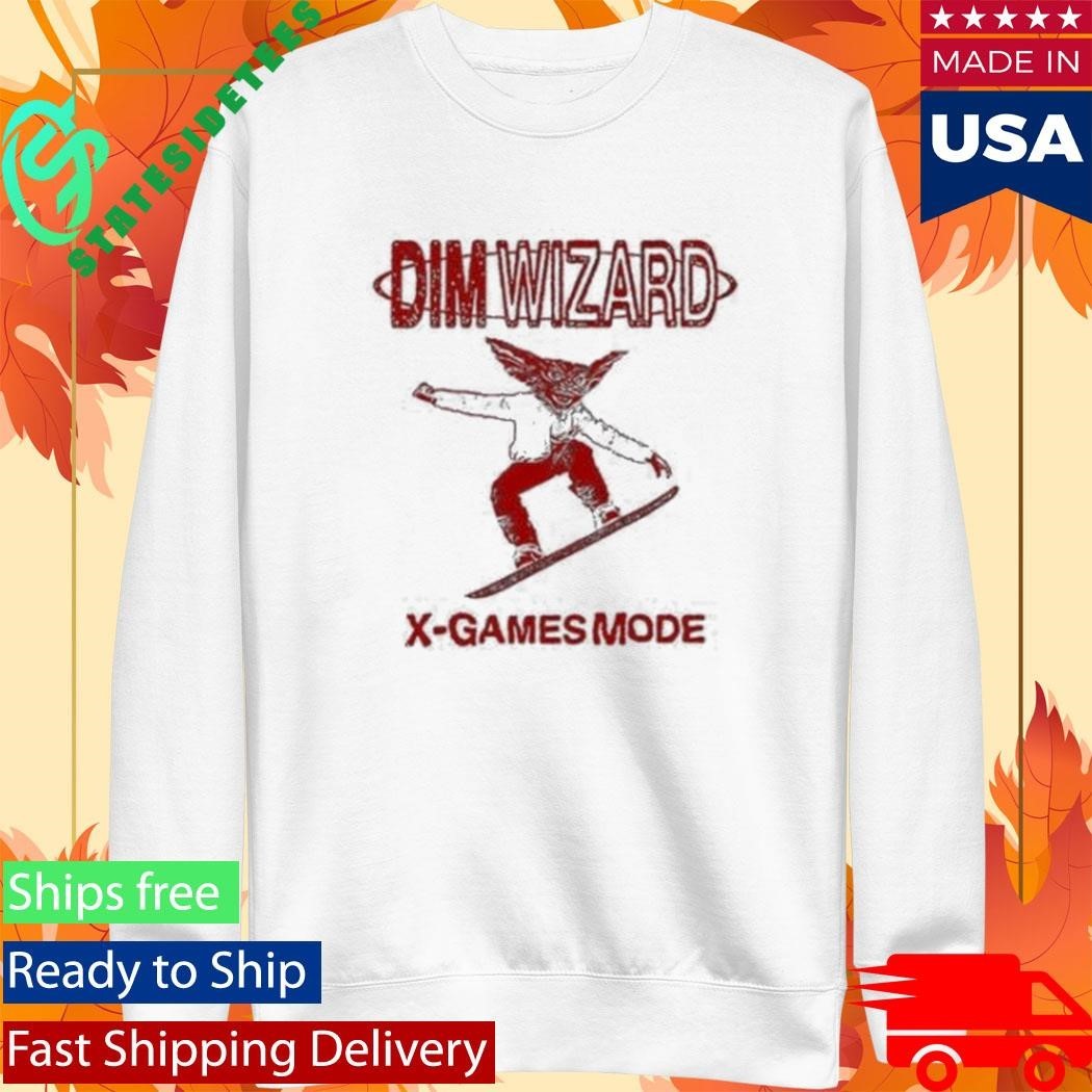 Dim Wizard Bandcamp X-Games Mode Ringer Shirt Unisex , , , Long Sleeve Tee