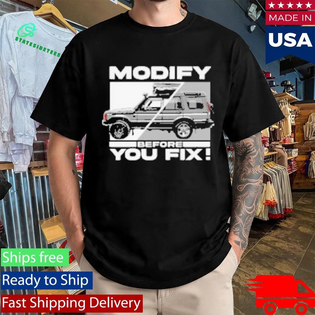Disco 2 Modify Before You Fix Mono Shirt Unisex , , , Long Sleeve Tee