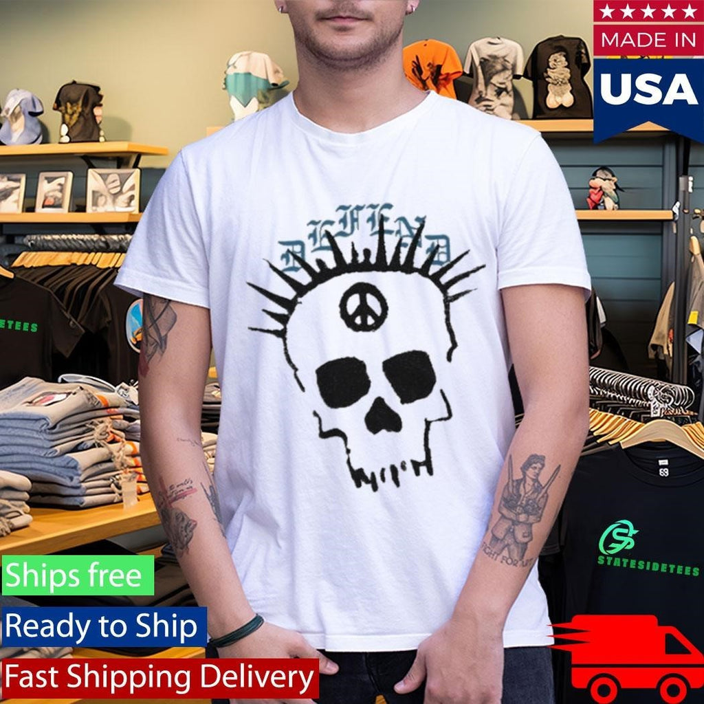 Dno Defend Peace Skull Shirt Unisex , , , Long Sleeve Tee