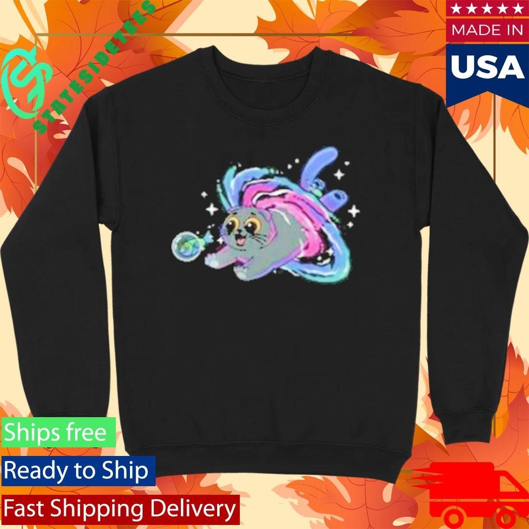 Do Cats Dream Of Space Camiseta Shirt Unisex , , , Long Sleeve Tee