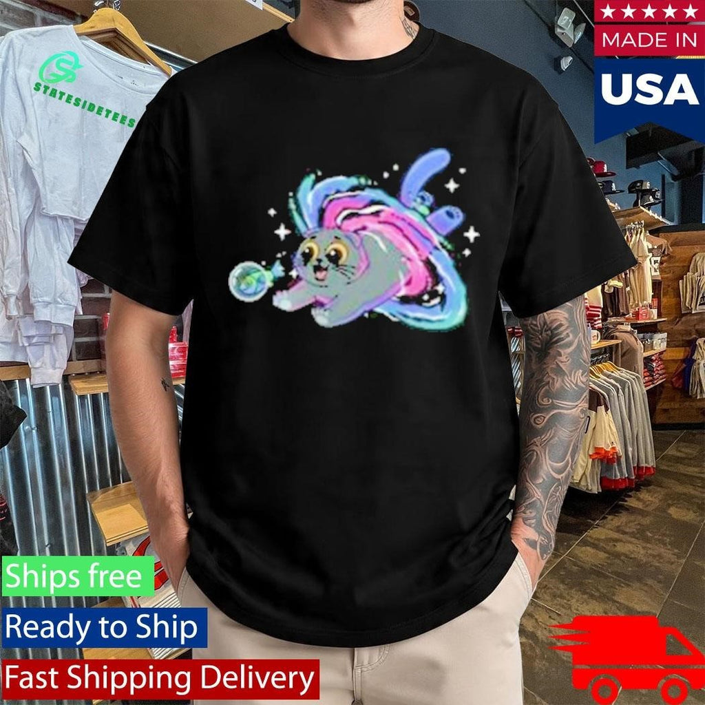 Do Cats Dream Of Space Camiseta Shirt Unisex , , , Long Sleeve Tee
