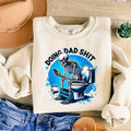 Doing Dad Shit Funny Shirt Dad Dad Always Bathroom Snarky Skeleton Shirt Step Dad Shirt Dad Life Shirt Funny Fatherhood Skull T-Shirts