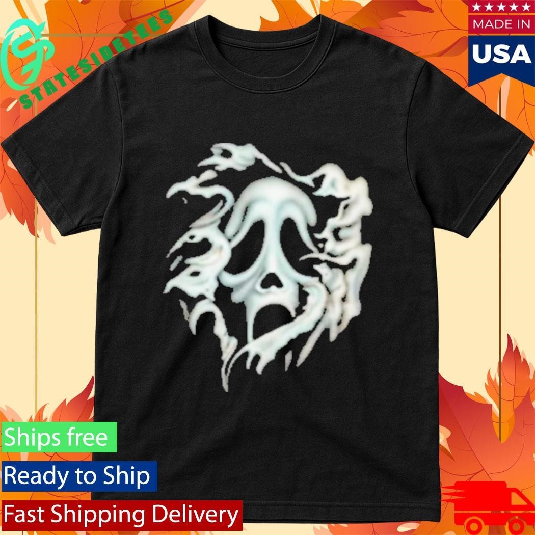 Don Toliver x Scream x Cactus Jack Airbrush Ghostface Shirt Unisex , , , Long Sleeve Tee