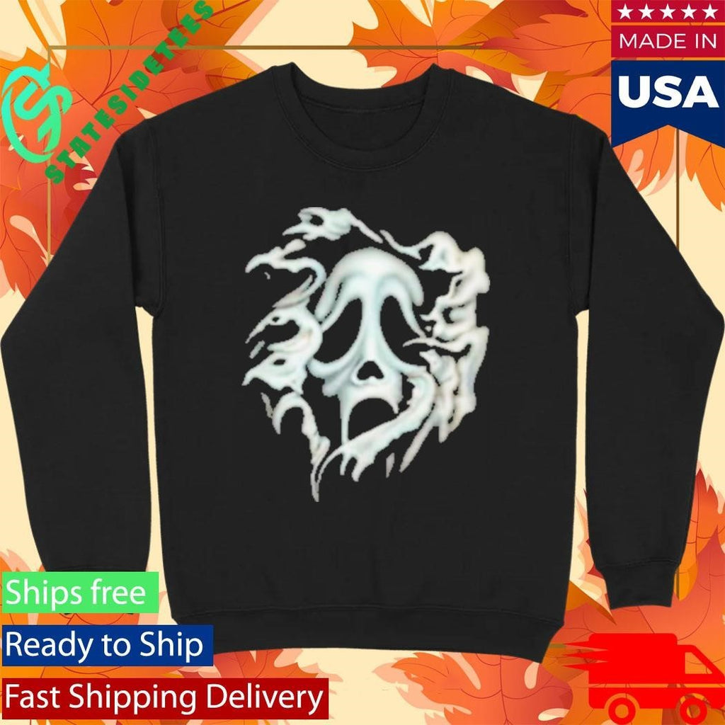Don Toliver x Scream x Cactus Jack Airbrush Ghostface Shirt Unisex , , , Long Sleeve Tee