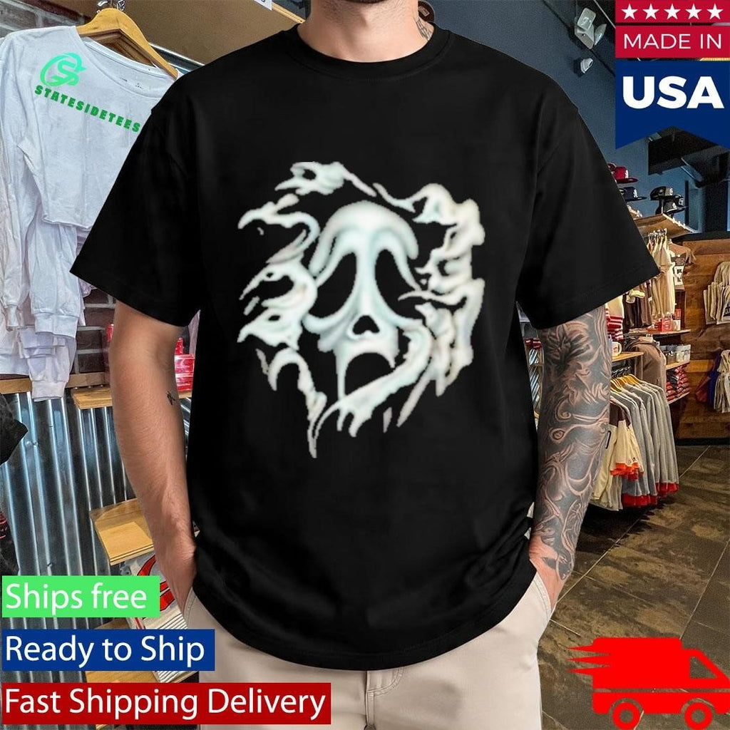 Don Toliver x Scream x Cactus Jack Airbrush Ghostface Shirt Unisex , , , Long Sleeve Tee
