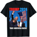 Donald Trump 2024 Take America Back American Flag Patriotic Made Usa T-Shirts