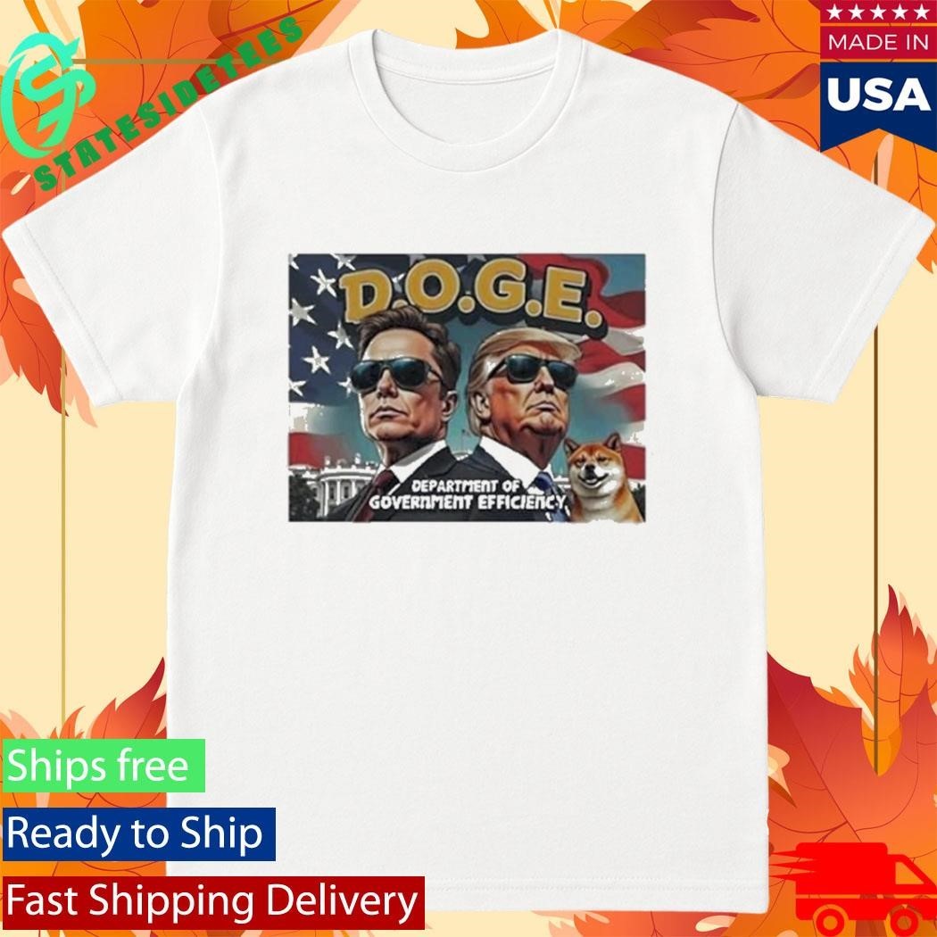 Donald Trump And Elon Musk Dogecoin Shirt Unisex , , , Long Sleeve Tee