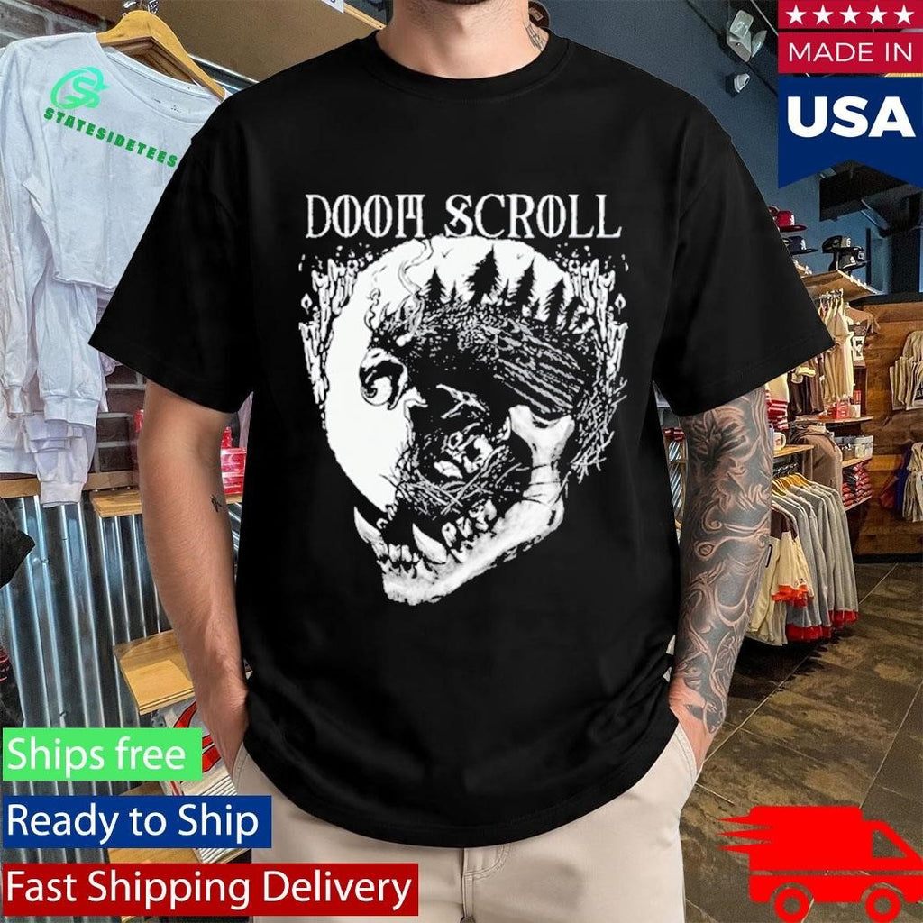 Doom Scroll PULLOVER Shirt Unisex , , , Long Sleeve Tee
