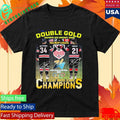 Double Gold Olympic Ice Hockey 2026 Usa Beat Canada 2 1 Matthews Knight Shirt Unisex , , , Long Sleeve Tee
