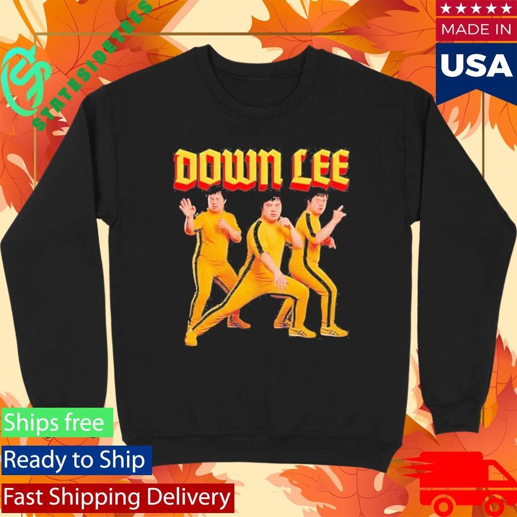 Down Lee X Bruce Lee Parody Shirt Unisex , , , Long Sleeve Tee
