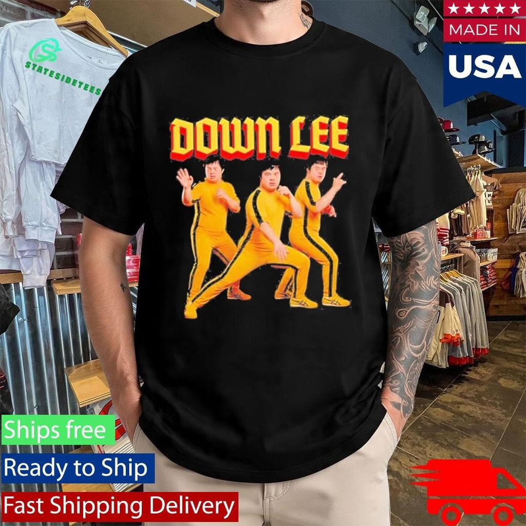 Down Lee X Bruce Lee Parody Shirt Unisex , , , Long Sleeve Tee