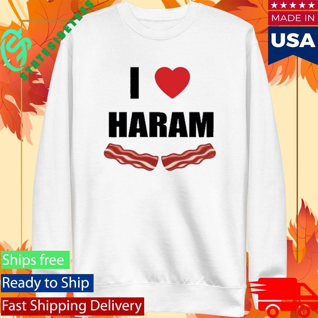 Dr Gumnaam I Love Haram Bacon Shirt Unisex , , , Long Sleeve Tee