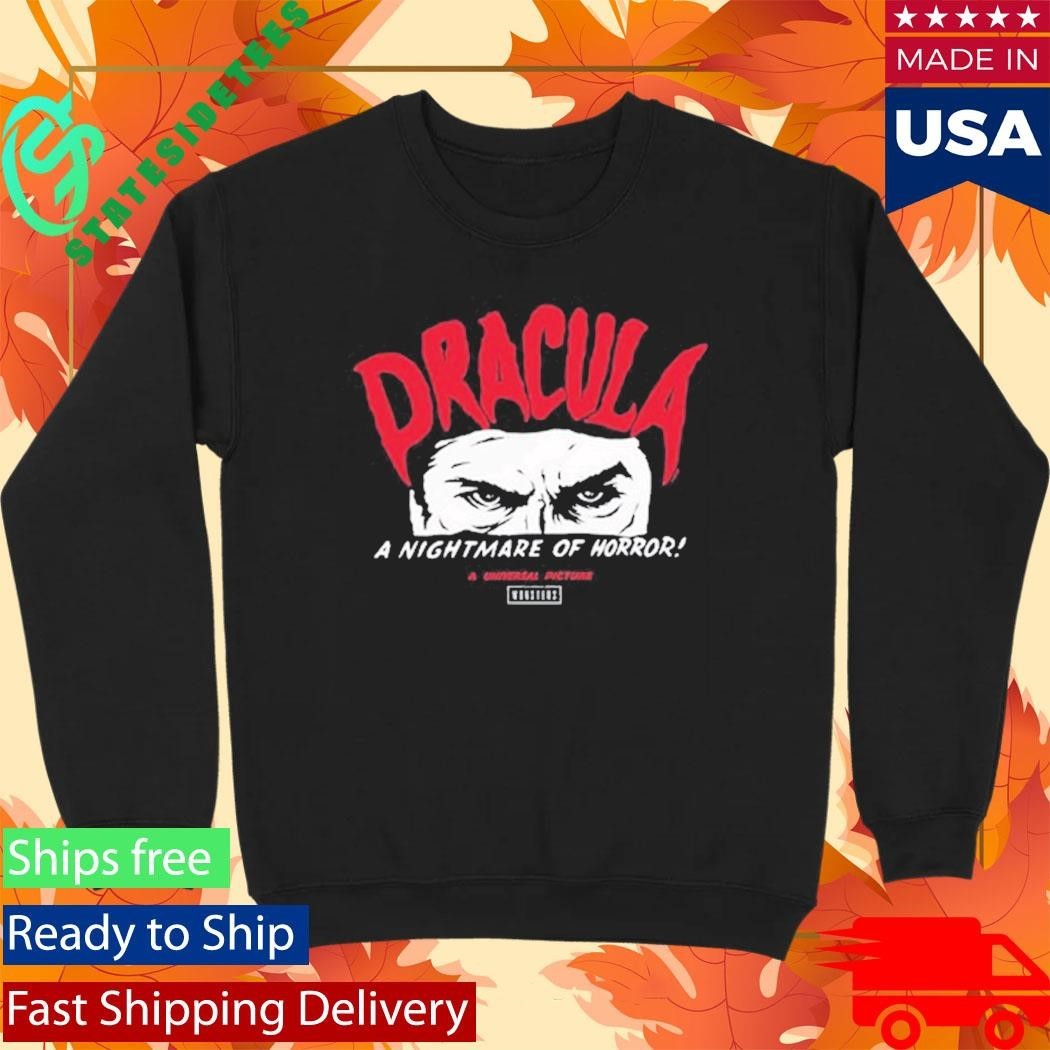 Dracula A Nightmare Of Horror Shirt Unisex , , , Long Sleeve Tee