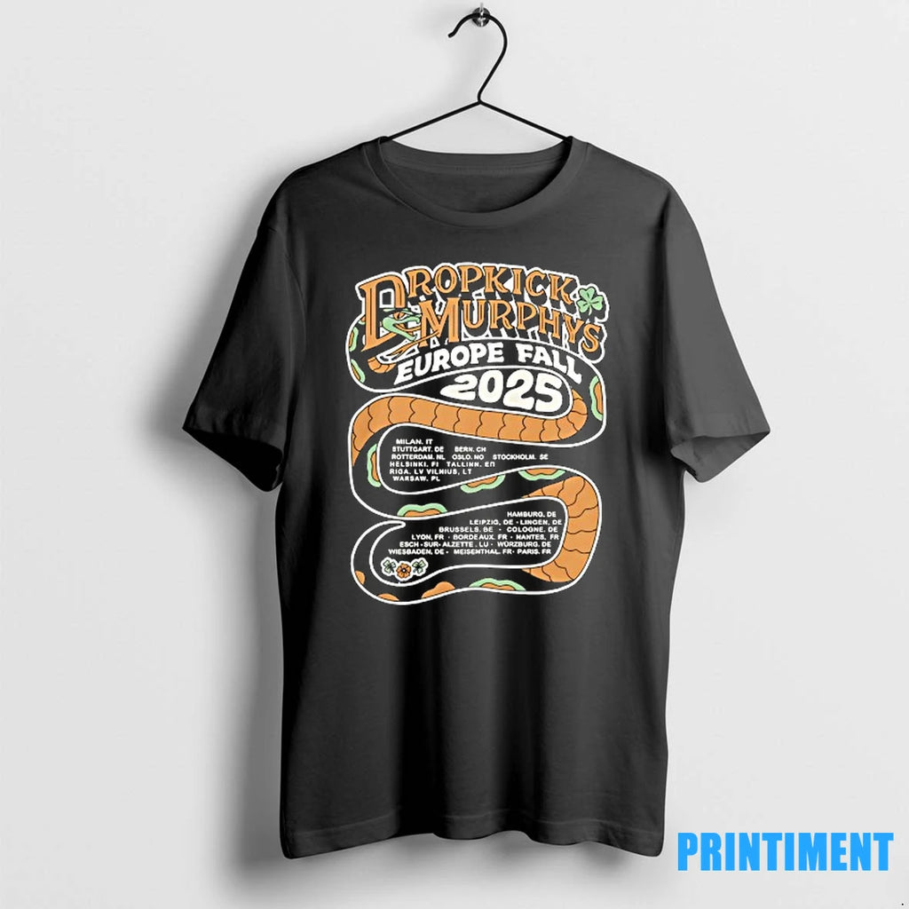 Dropkick Murphys Europe Fall Tour 2025 Tshirts Sweater