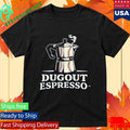 Dugout Espresso Baseball Shirt Unisex , , , Long Sleeve Tee