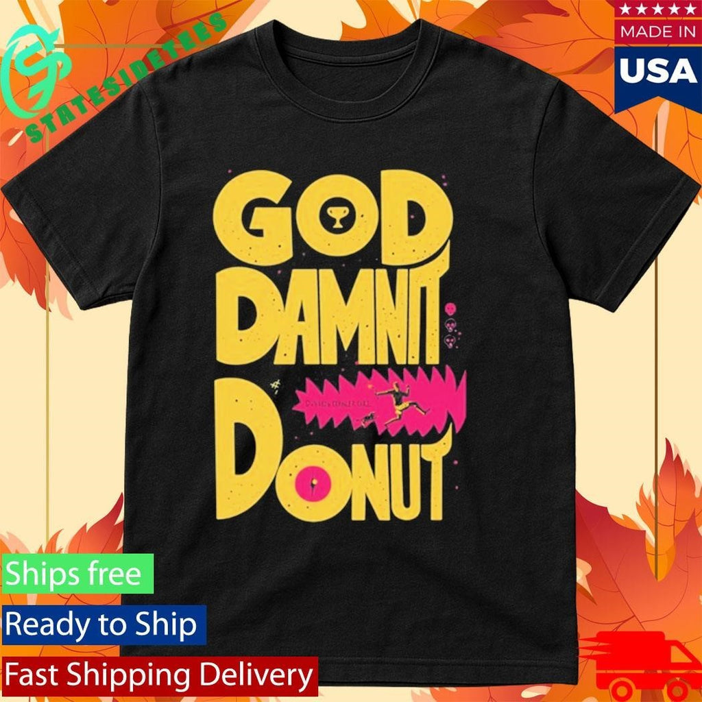 Dungeon Crawler Carl God Damnit Donut Unisex , , , Long Sleeve Tee