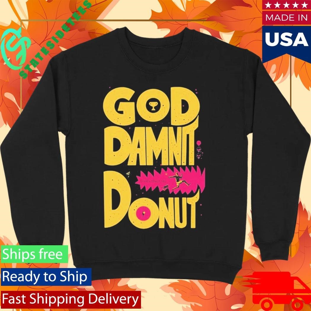 Dungeon Crawler Carl God Damnit Donut Unisex , , , Long Sleeve Tee