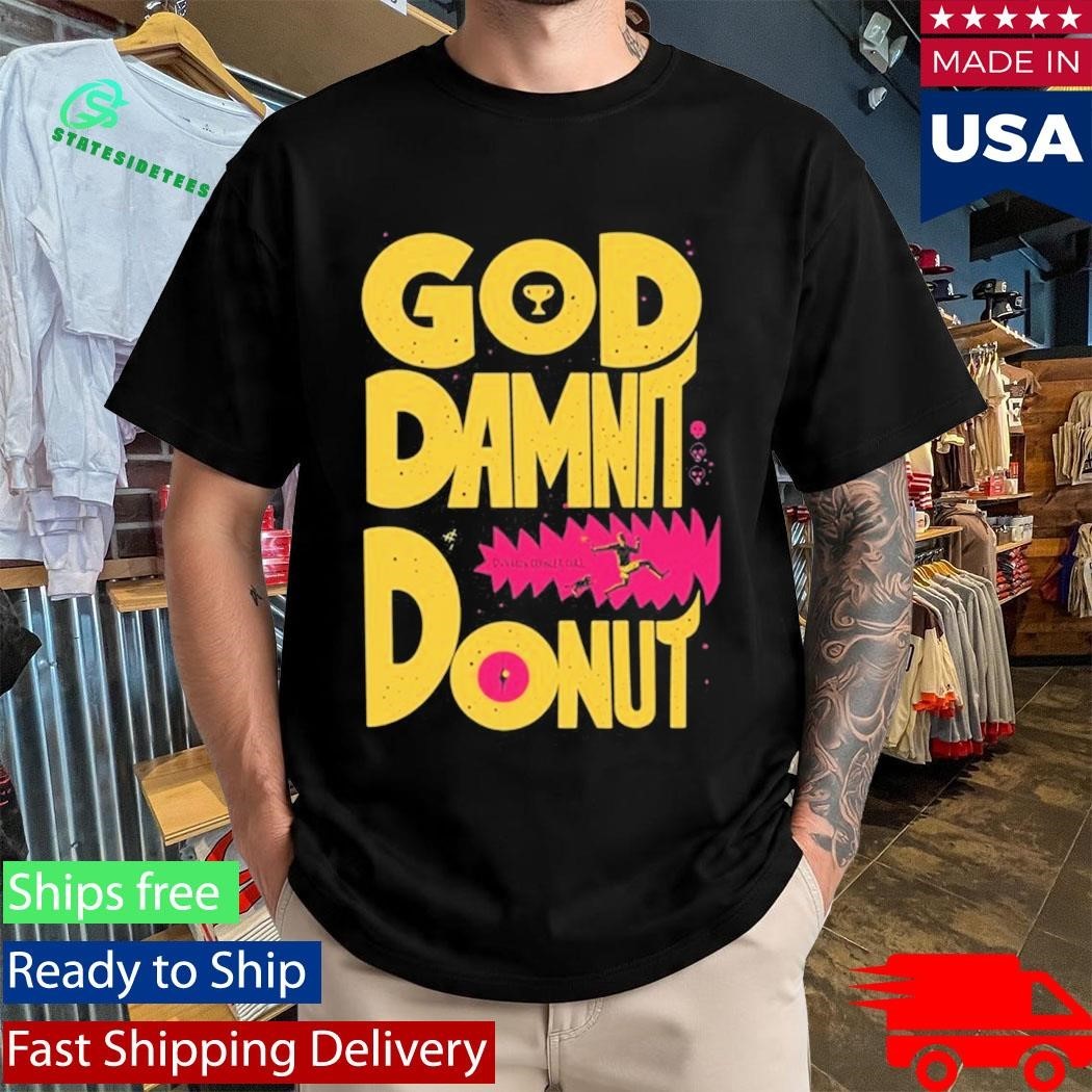 Dungeon Crawler Carl God Damnit Donut Unisex , , , Long Sleeve Tee