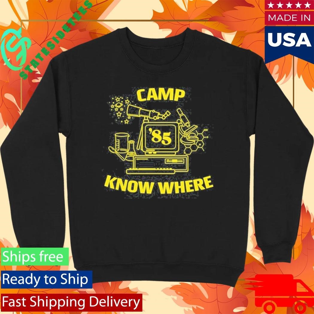 Dustin Henderson Camp Know Where Shirt Unisex , , , Long Sleeve Tee