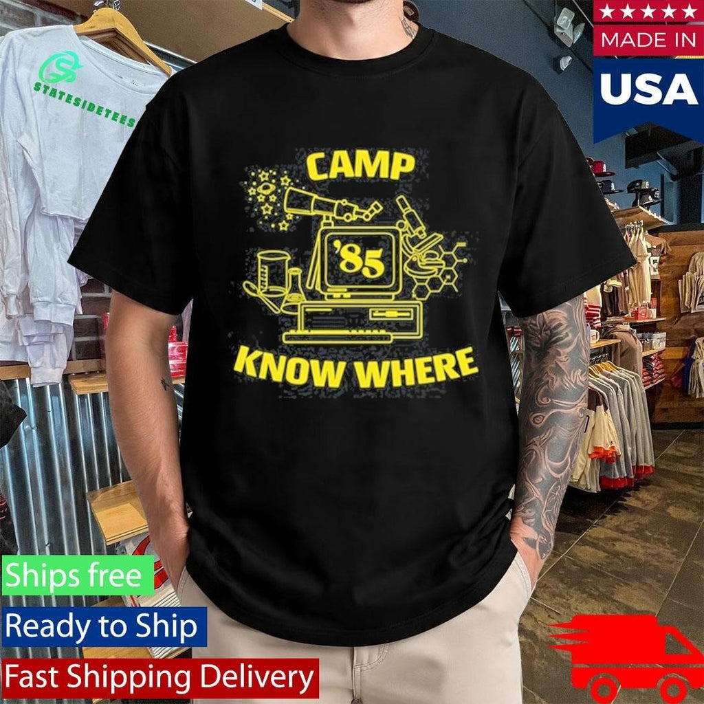 Dustin Henderson Camp Know Where Shirt Unisex , , , Long Sleeve Tee
