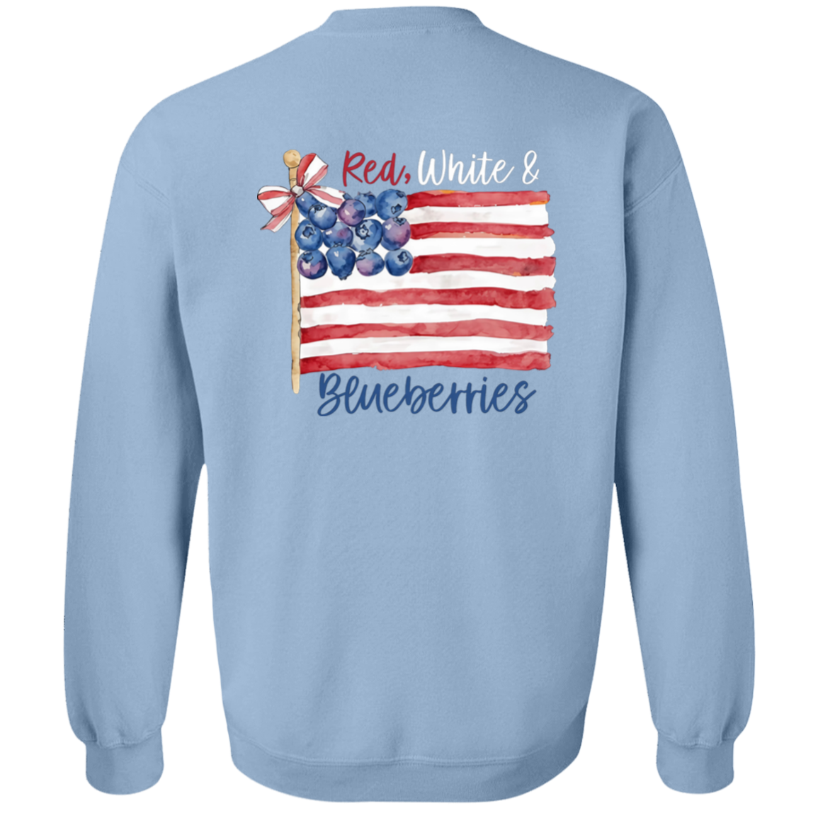 Freedom Red White & Blueberries Coquette Flag T-Shirts