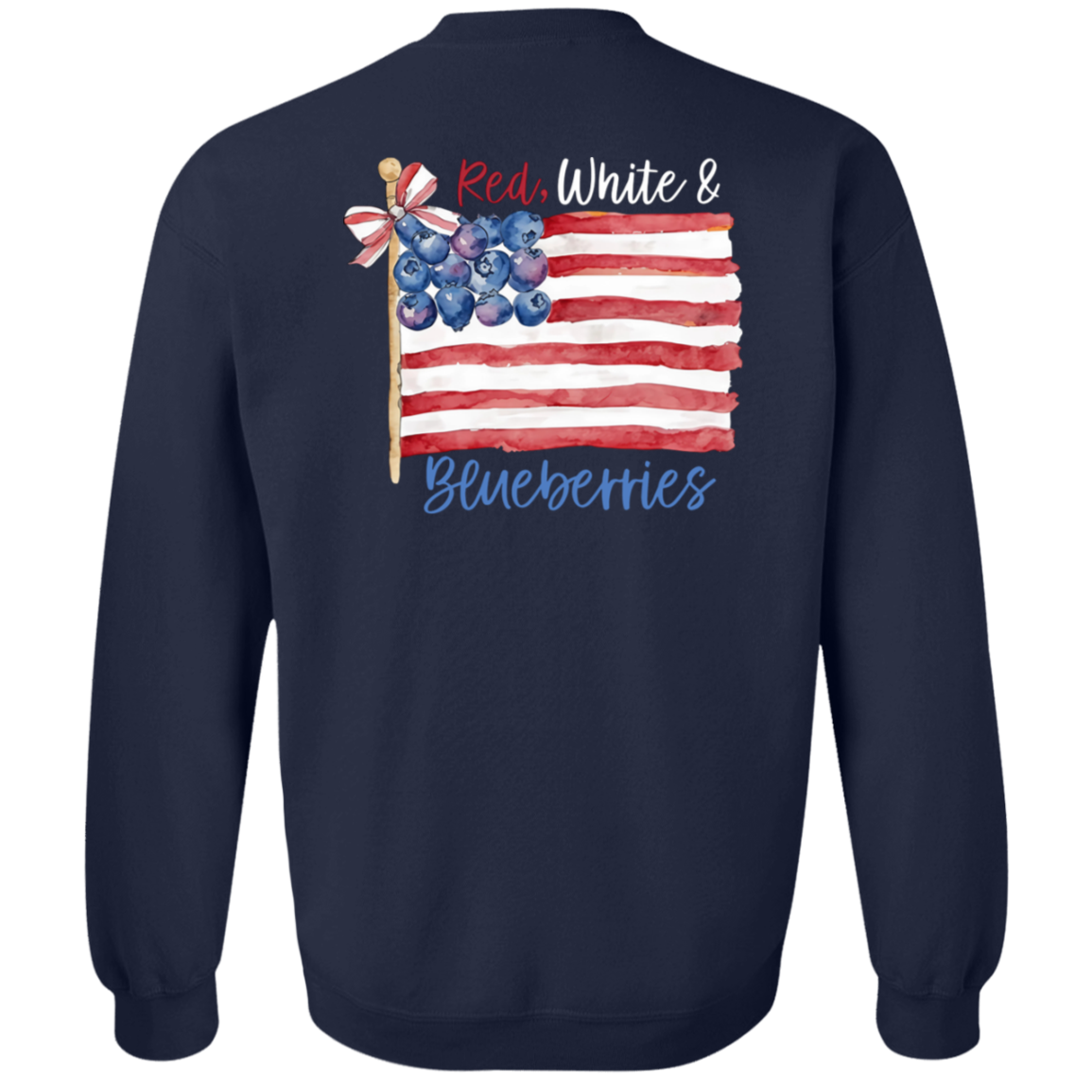 Freedom Red White & Blueberries Coquette Flag 2 T-Shirts