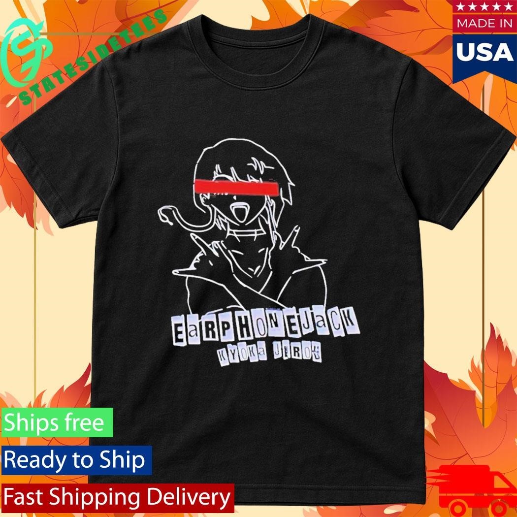 Earphone Jack Kyoka Jerok Shirt Unisex , , , Long Sleeve Tee