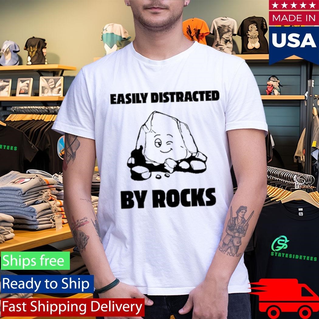 Easily Distracted By Rocks Shirt Unisex , , , Long Sleeve Tee