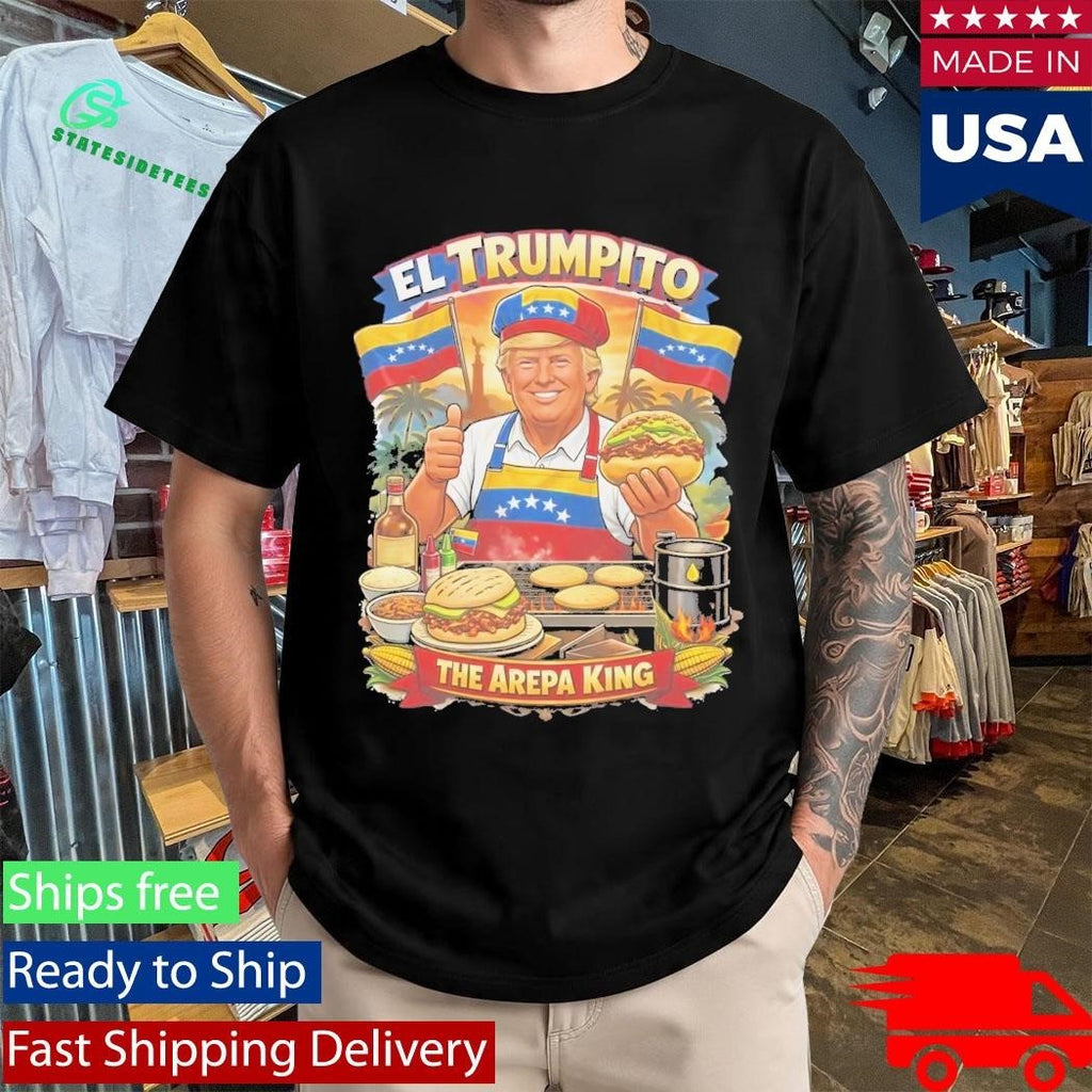 El Trumpito The Arepa King Shirt Unisex , , , Long Sleeve Tee