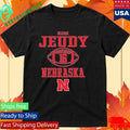 Elijah Jeudy Rally Mens Black Nebraska Cornhuskers Nil Sport Icon Shirt Unisex , , , Long Sleeve Tee
