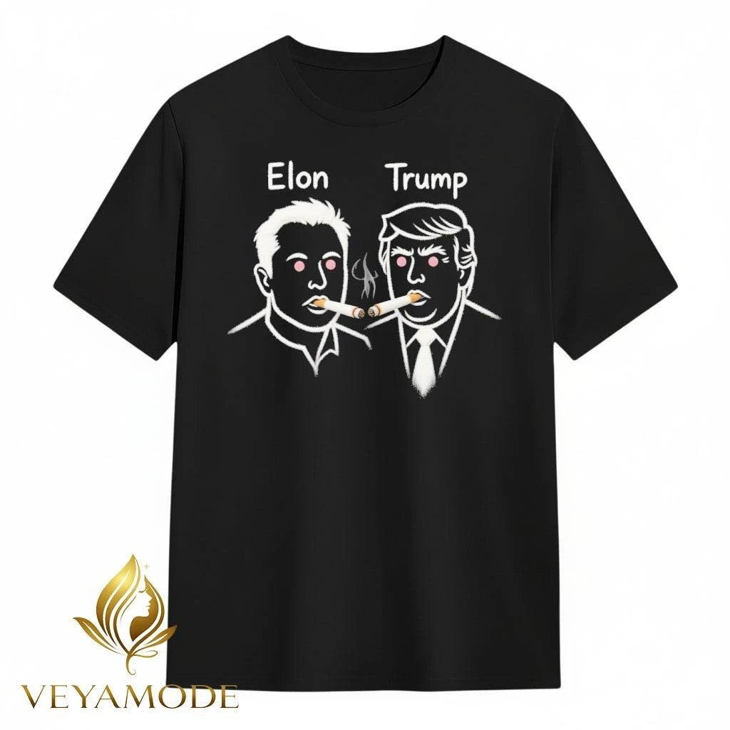 Elon Trump smoke tee Unisex , , , Long Sleeve Tee