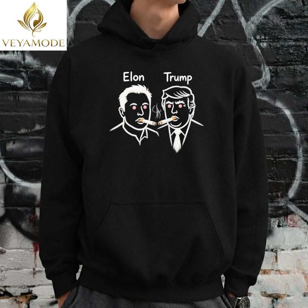 Elon Trump smoke tee Unisex , , , Long Sleeve Tee