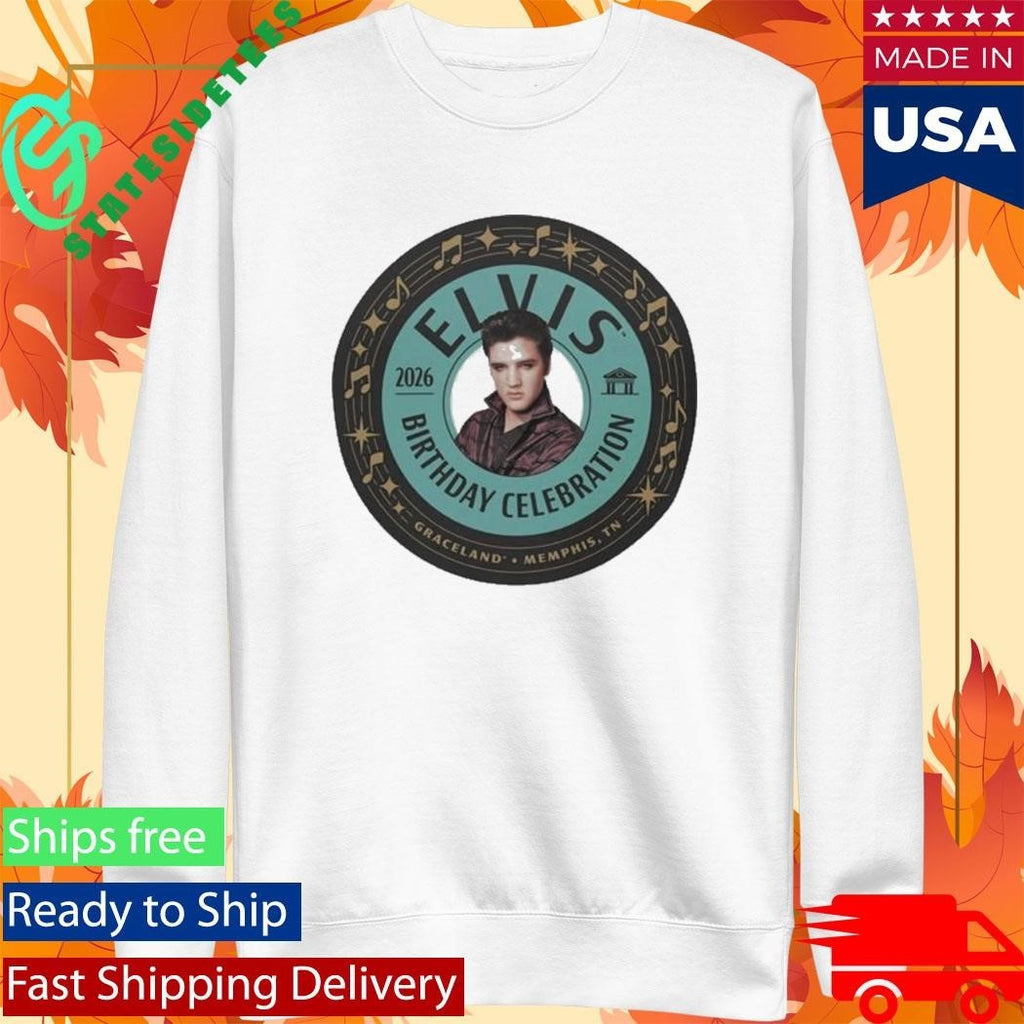 Elvis Presley 91St Birthday Unisex , , , Long Sleeve Tee