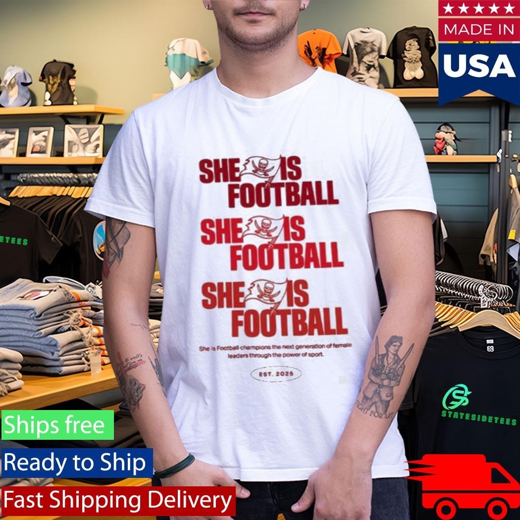 Emeka Egbuka Buccaneers She Is Football Est 2025 Shirt Unisex , , , Long Sleeve Tee