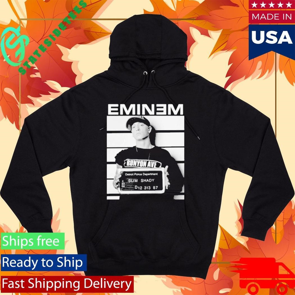 Eminem Anger Slim Shady Mugshot Shirt Unisex , , , Long Sleeve Tee