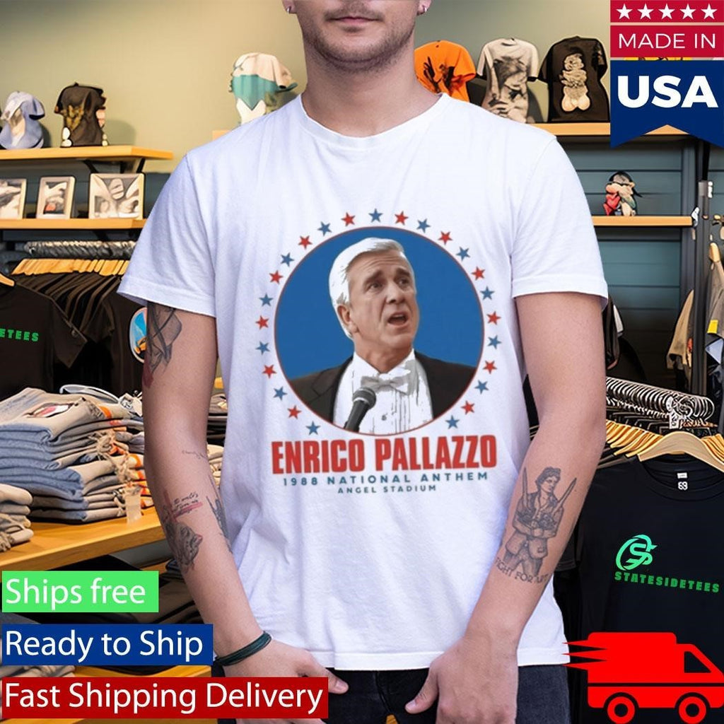 Enrico Pallazzo 1988 National Anthem Naked Gun Shirt Unisex , , , Long Sleeve Tee