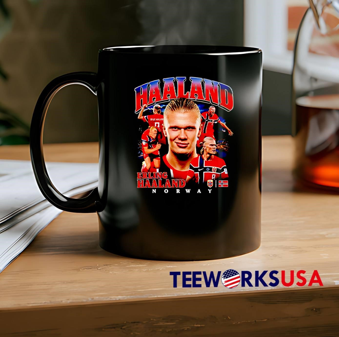 Erling Haaland Fan Art Graphic Haaland Erling Norway T-Shirt