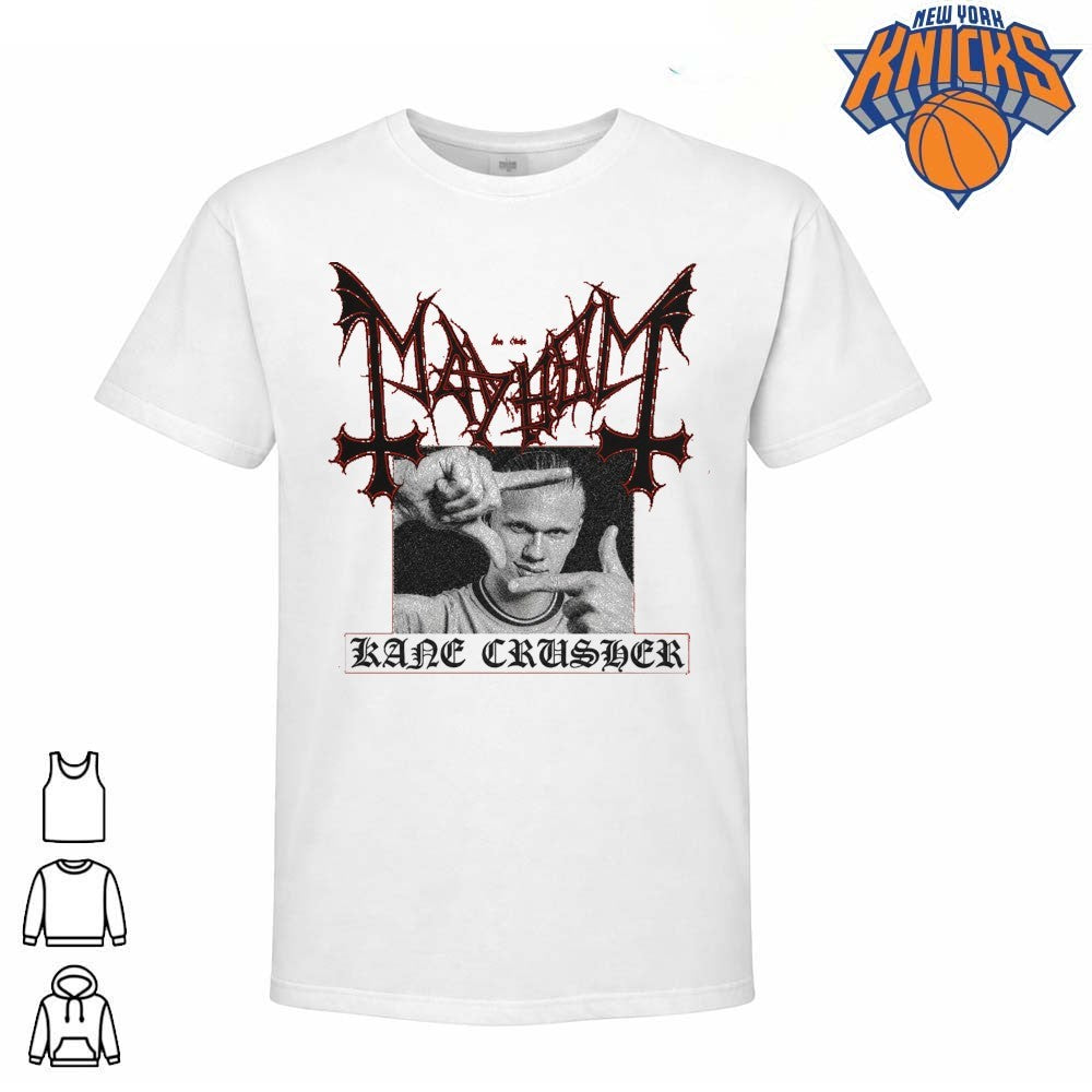 Erling Haaland Kane Crusher Mayhem Heavy Metal Style Shirt